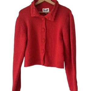 Rouje Nisrine Cardigan in Red - size 36 FR